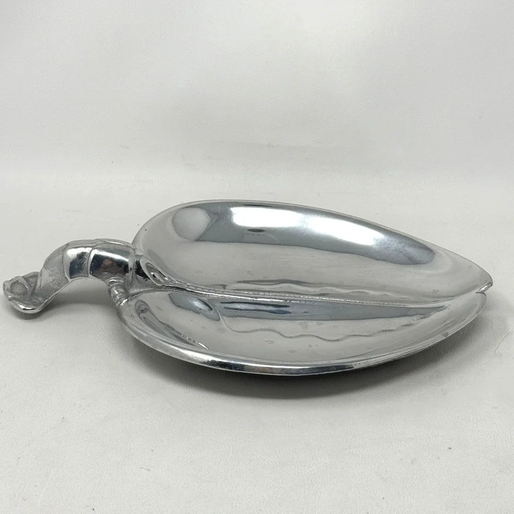 Wilton Lobster Pewter Dish 3D Tray Platter Party Entertaining Serving Bowl Beach